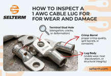 How to Inspect a 1 AWG Cable Lug for Wear and Damage 1 AWG Cable Lug